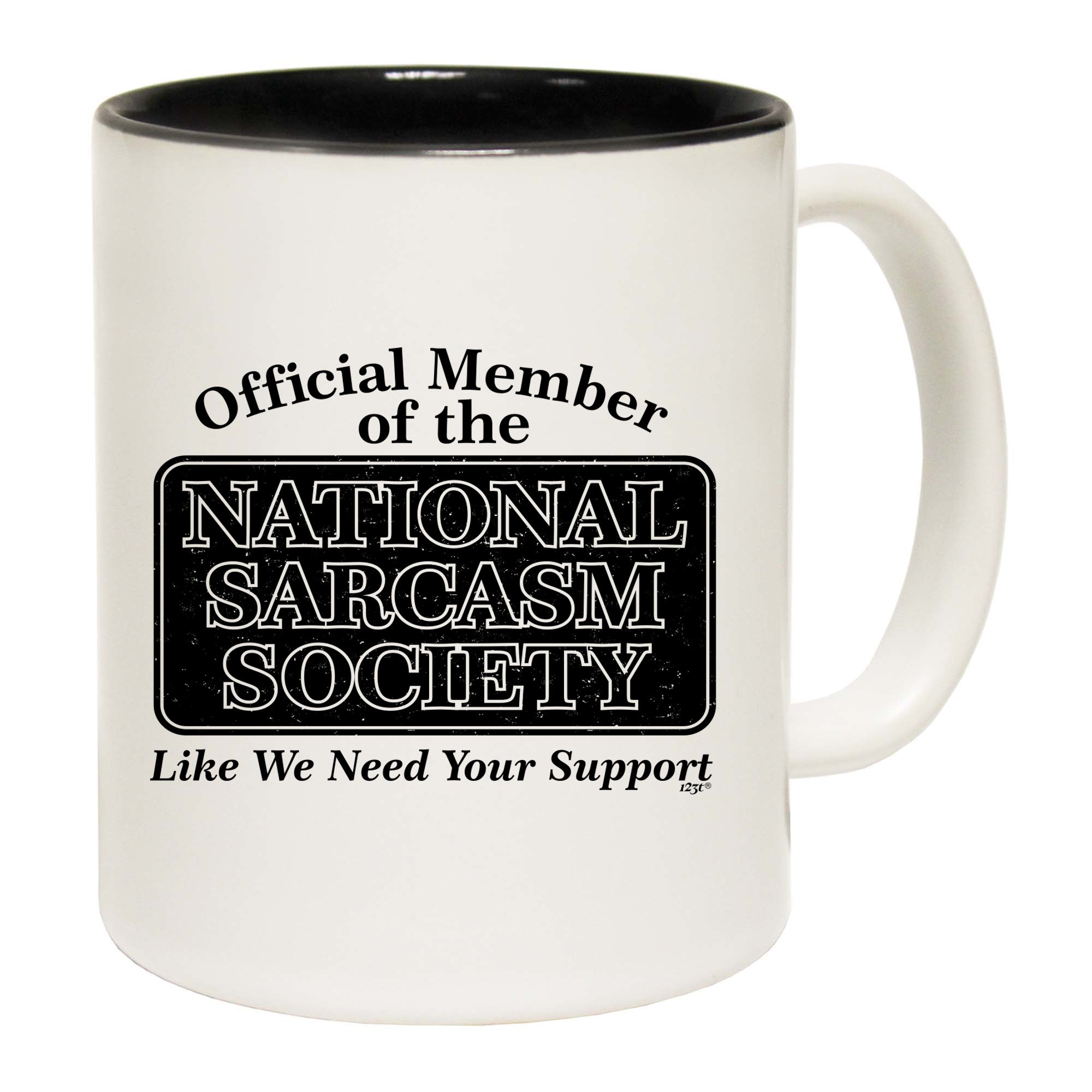 Official Member National Sarcasm Society - Funny Coffee Mug