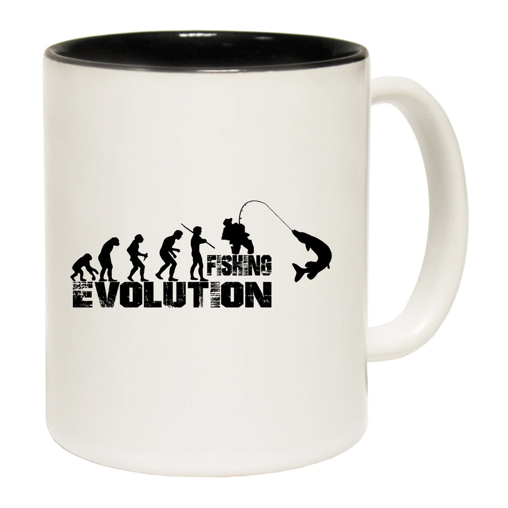 Fishing Evolution - Funny Coffee Mug