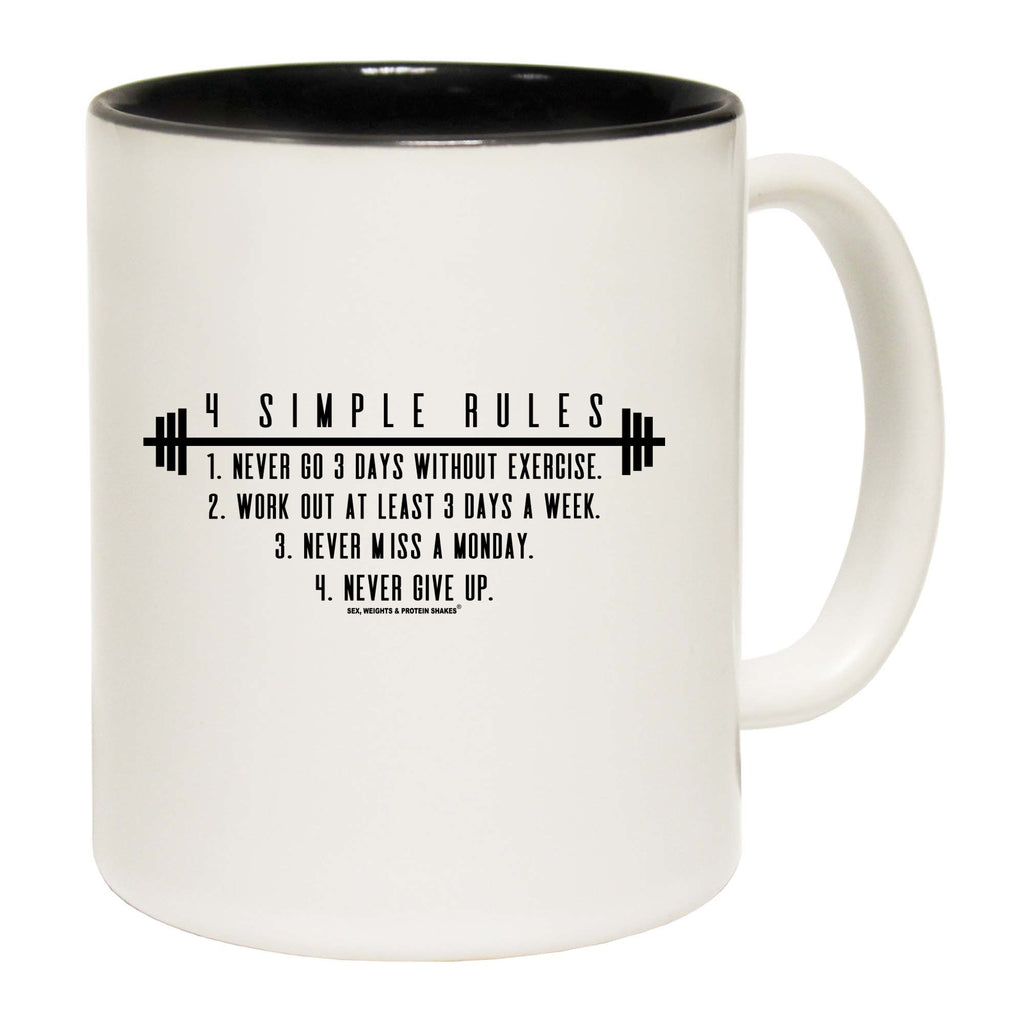 Swps Four Simple Rules - Funny Coffee Mug
