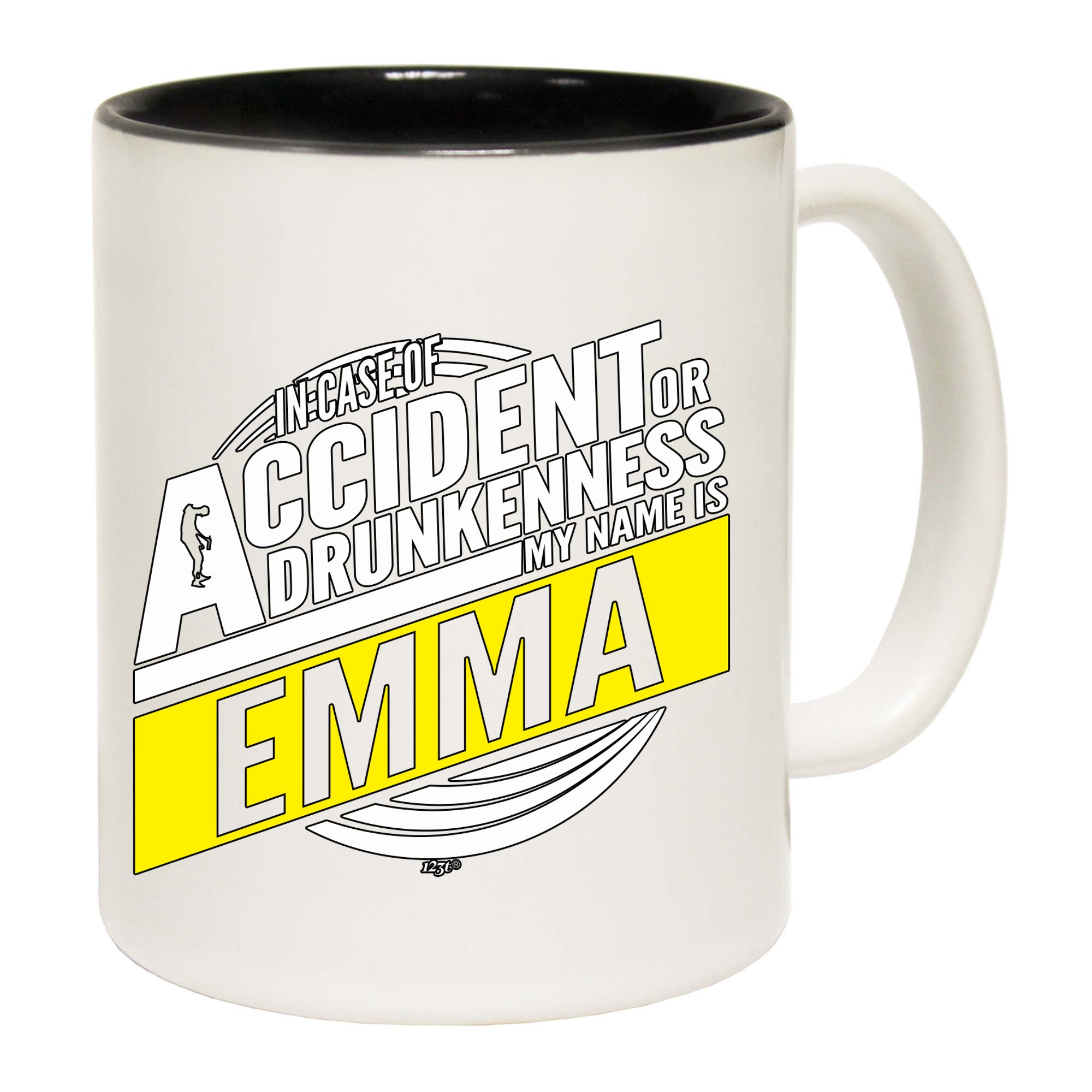 In Case Of Accident Or Drunkenness Emma - Funny Coffee Mug Cup