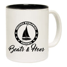 Boats And Hoes Ocean Bound - Funny Coffee Mug Cup