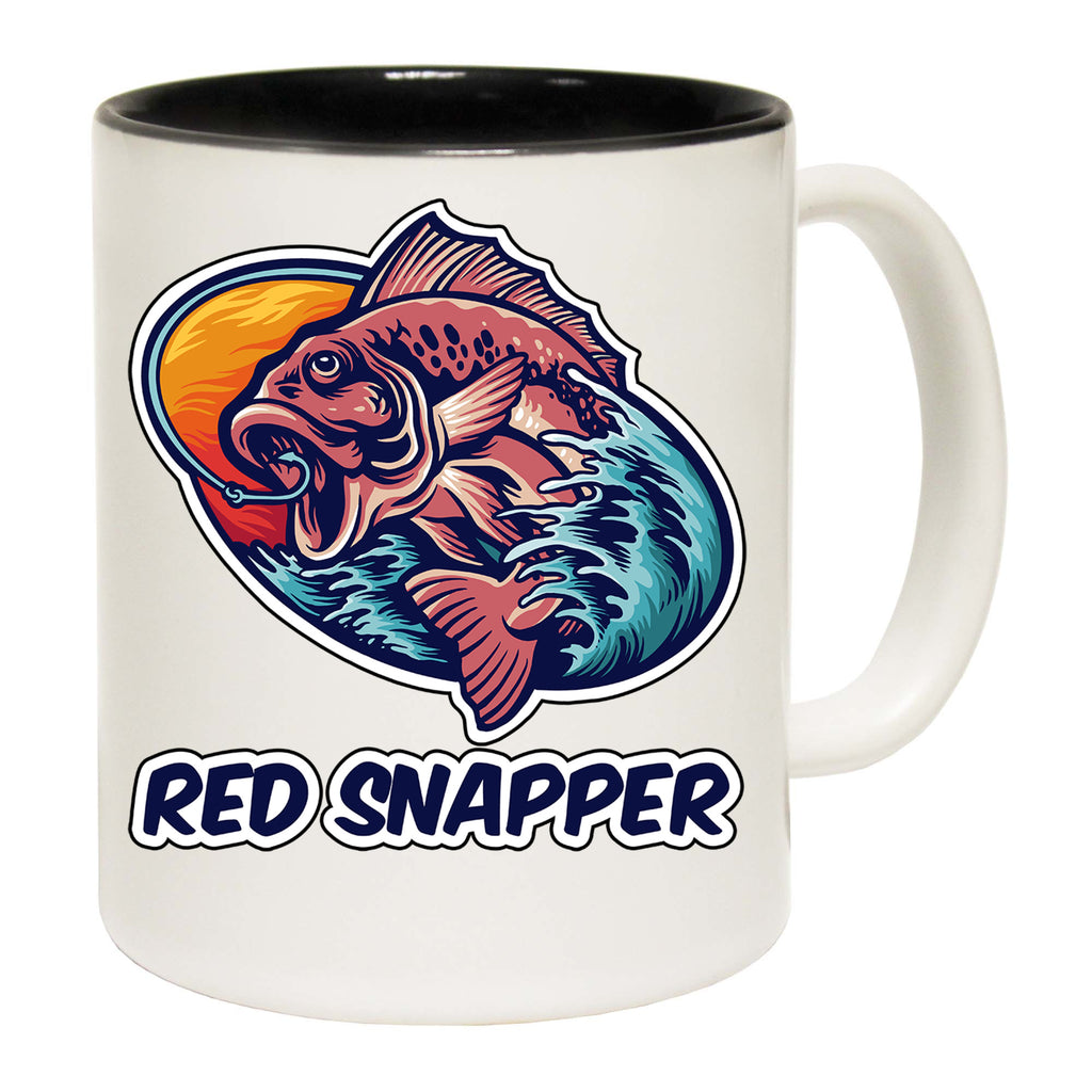 Red Snapper Fishing Angling Fish - Funny Coffee Mug