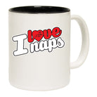 Love Naps Stencil - Funny Coffee Mug