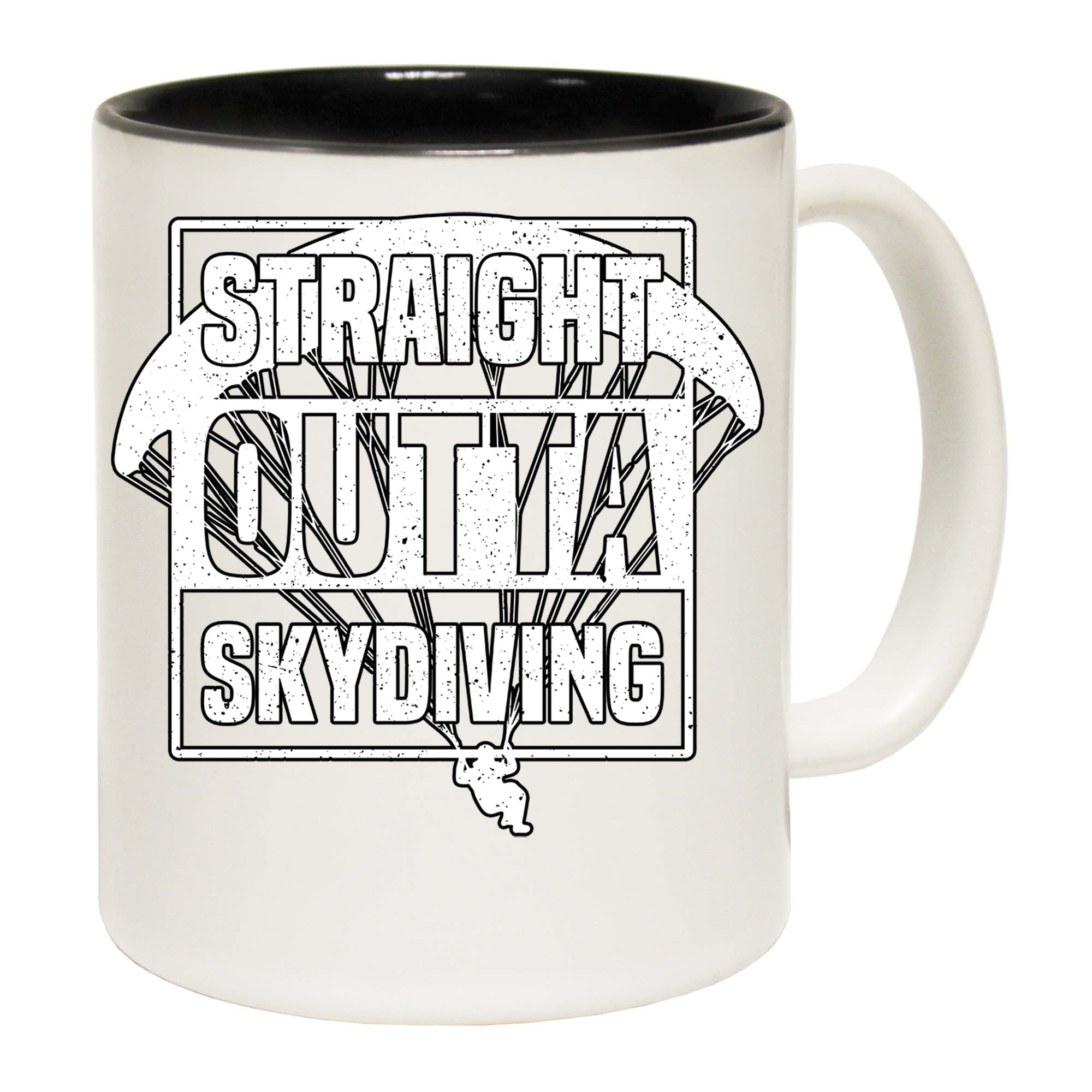Straight Outta Skydiving - Funny Coffee Mug