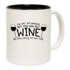 You Cant Buy Happieness But You Can Buy Wine - Funny Coffee Mug