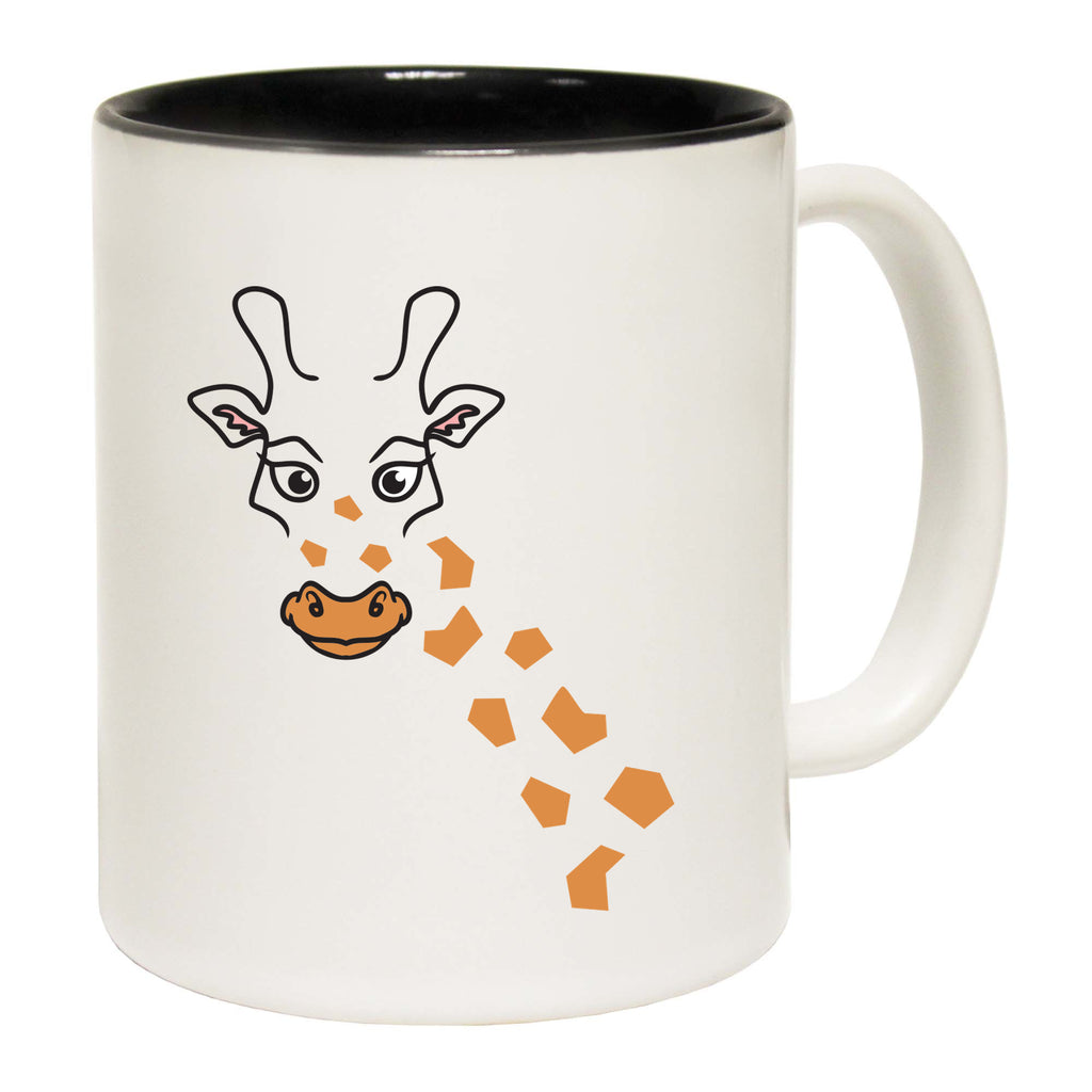 Giraffe Animal Face Ani Mates - Funny Coffee Mug Cup