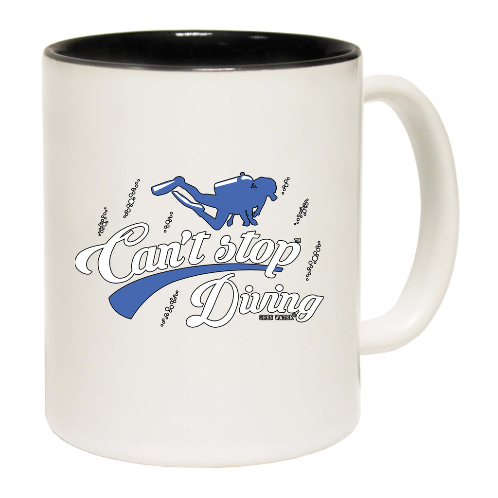 Ow Cant Stop Diving - Funny Coffee Mug