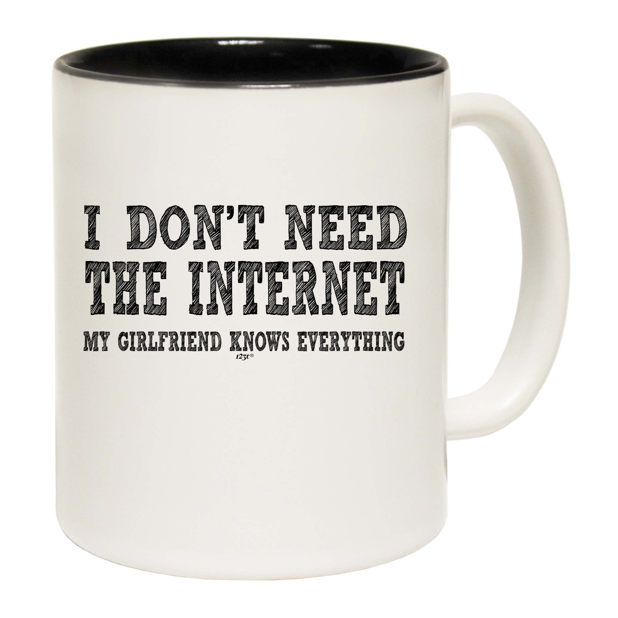 Dont Need The Internet My Girlfriend - Funny Coffee Mug Cup