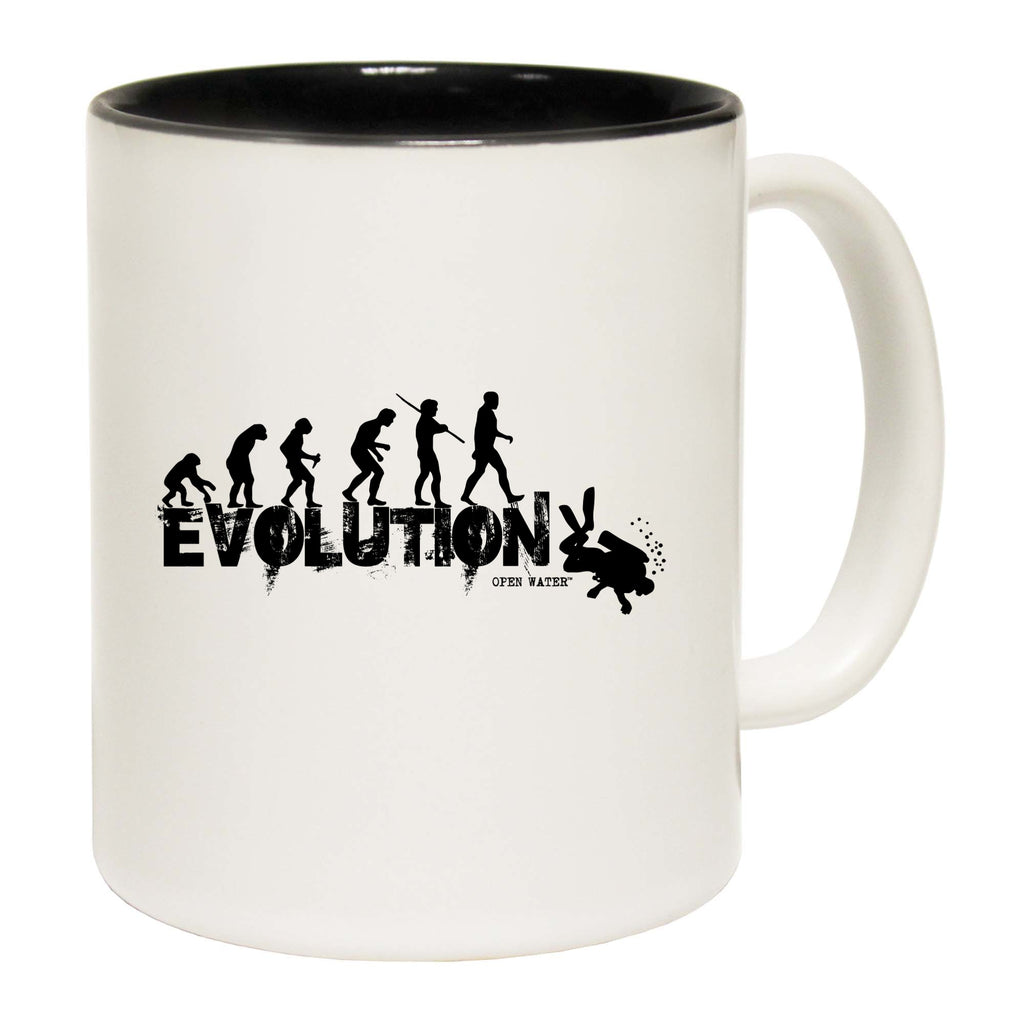 Ow Evolution Scuba Divers Diving - Funny Coffee Mug