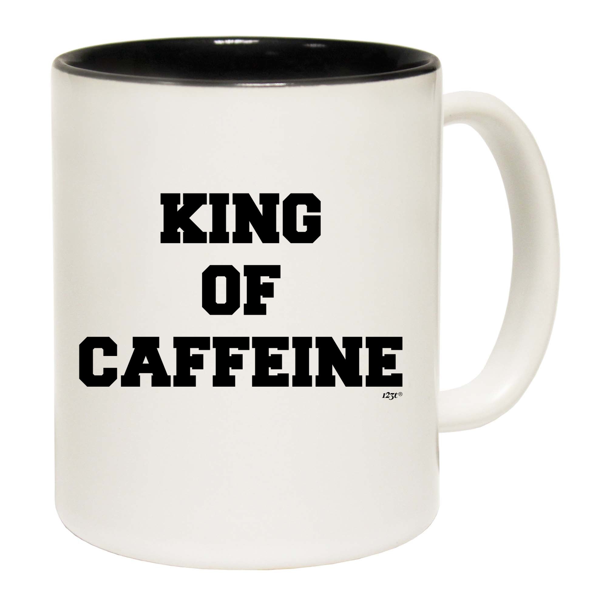 King Of Caffeine - Funny Coffee Mug