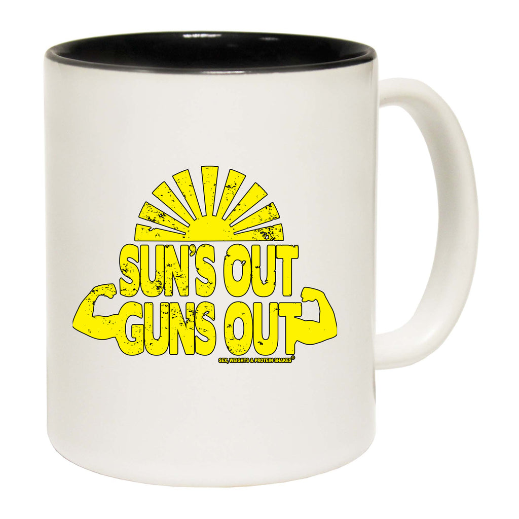 Swps Suns Out Guns Out - Funny Coffee Mug