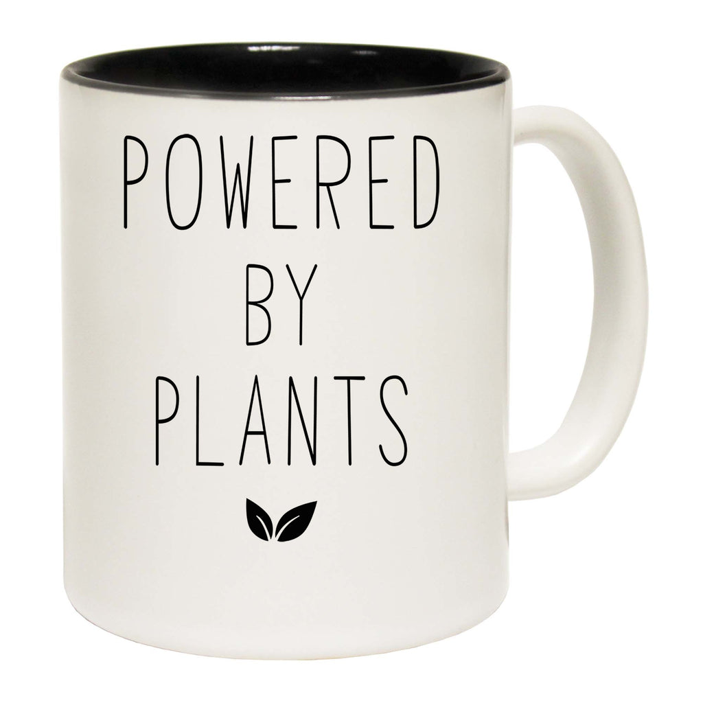 Powered By Plants Vegan Food - Funny Coffee Mug