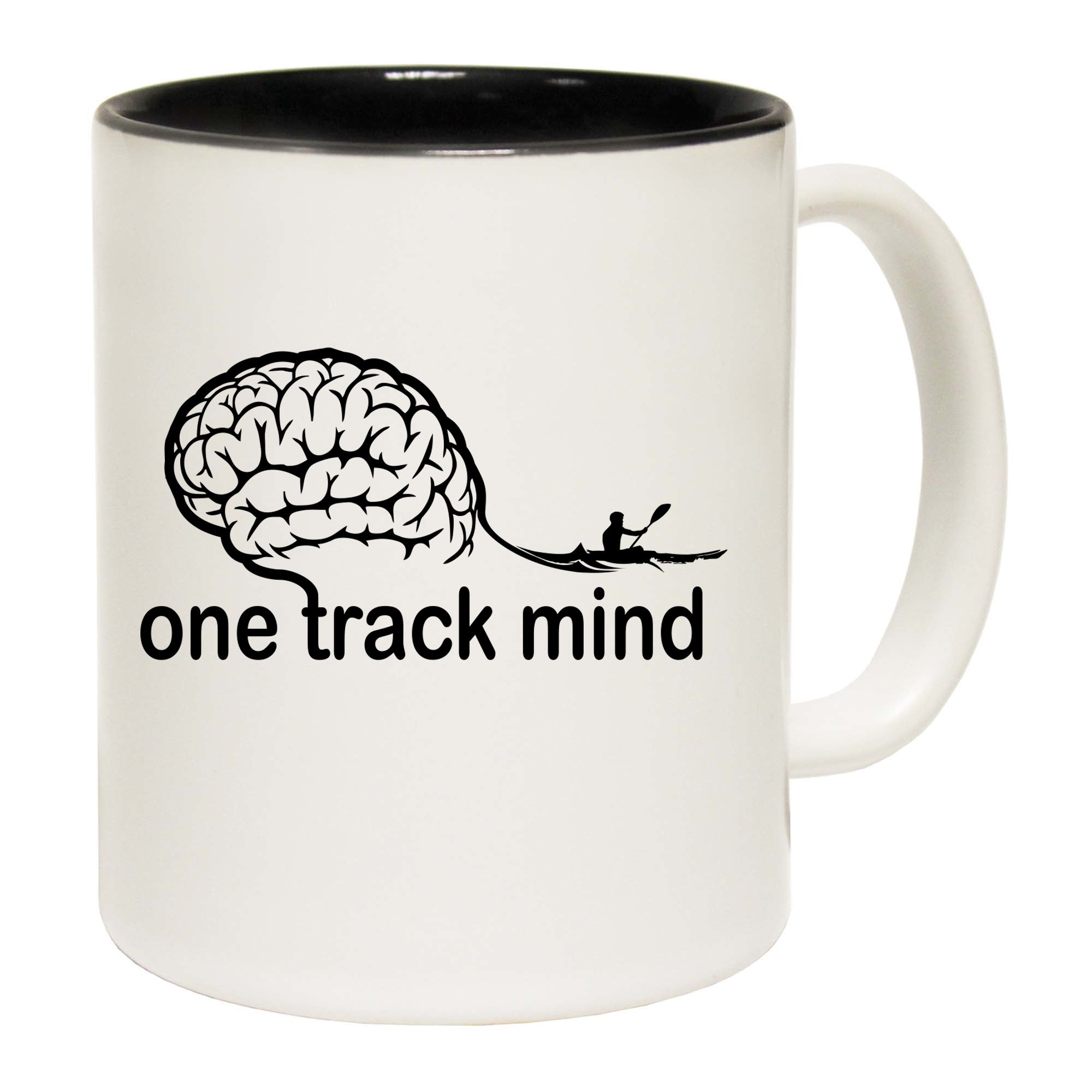 One Track Mind Kyak - Funny Coffee Mug