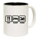 Eat Sleep Swim - Funny Coffee Mug
