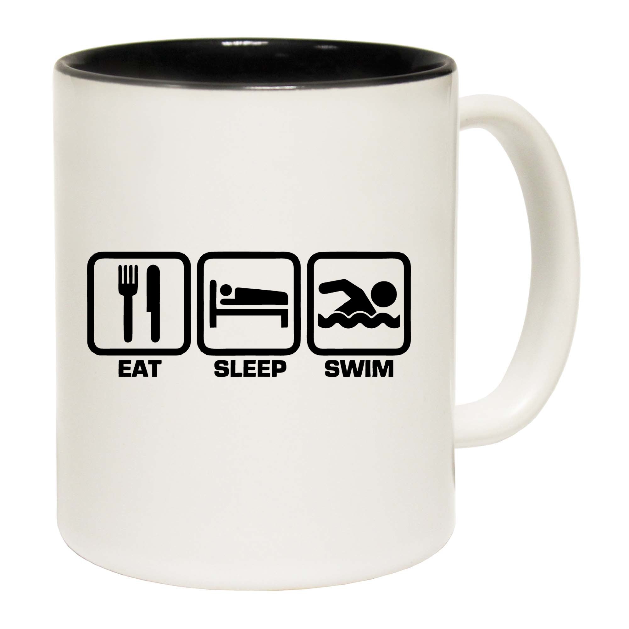 Eat Sleep Swim - Funny Coffee Mug