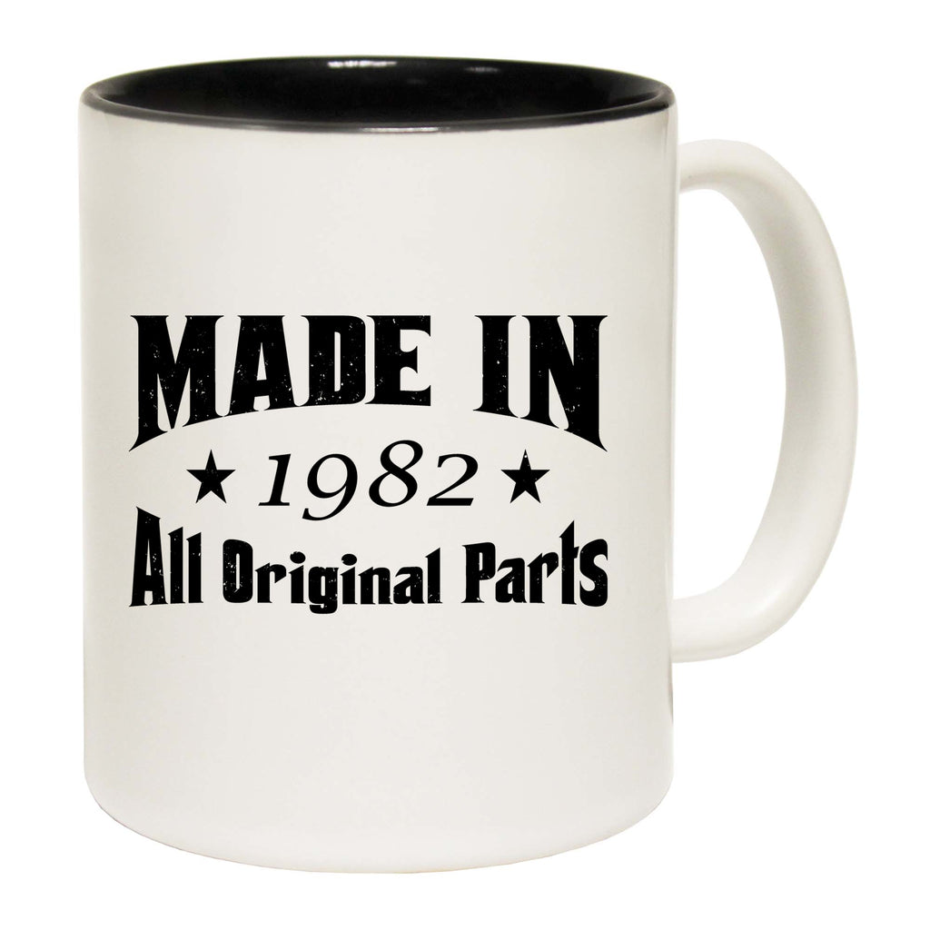 Made In All Original Parts Personalised   Your Date - Funny Coffee Mug