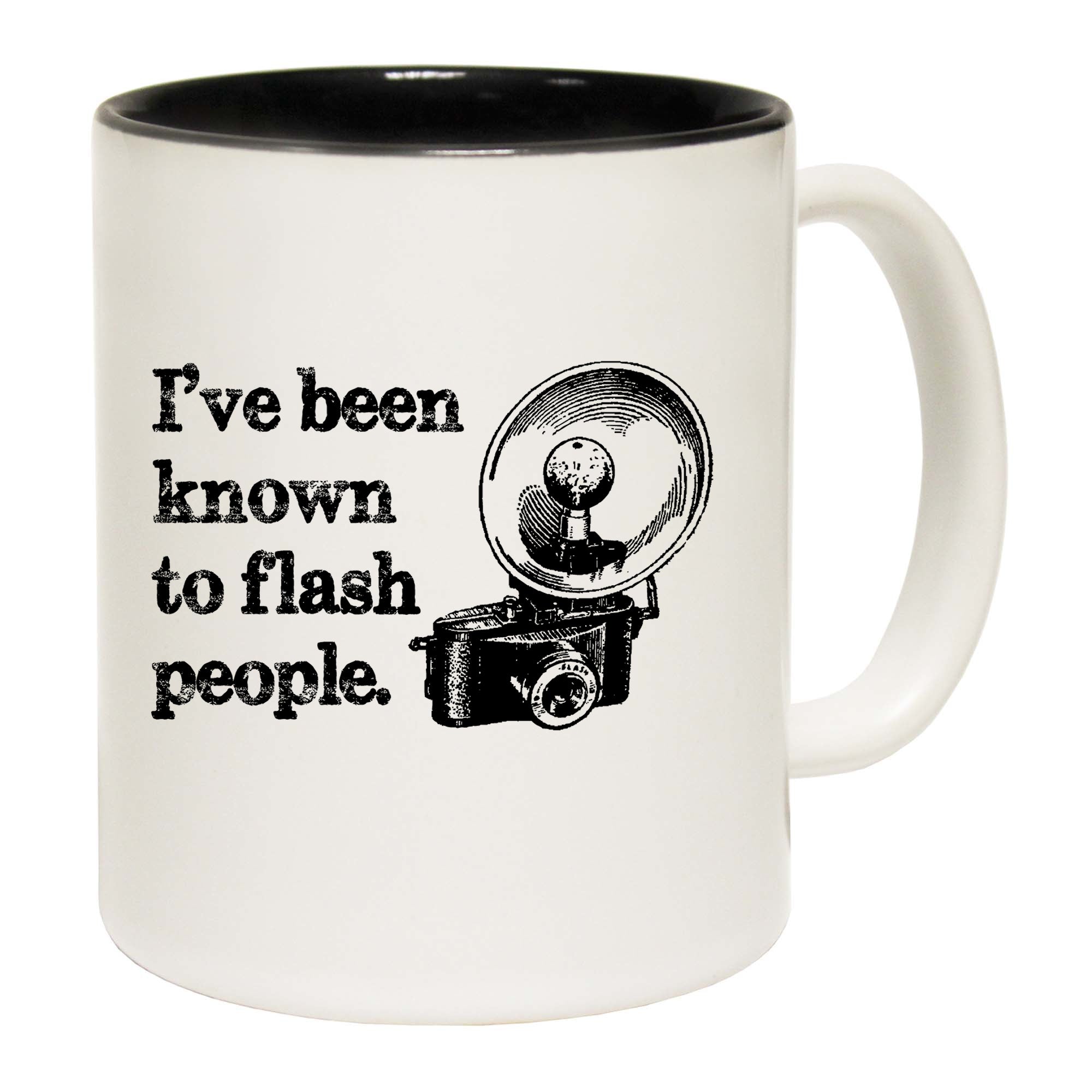 Ive Been Known To Flash People Black - Funny Coffee Mug