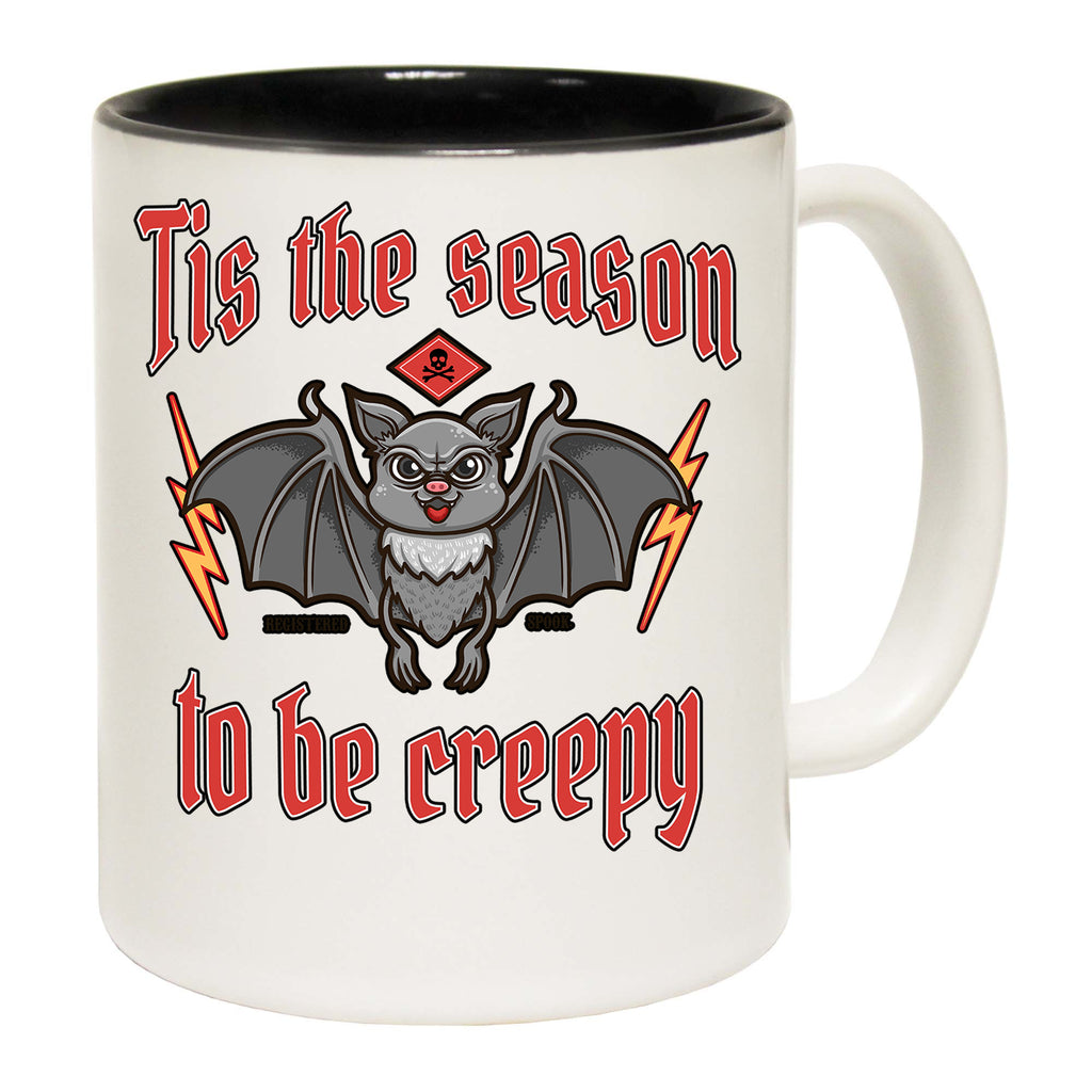 Tis The Season To Be Creepy Bat Halloween - Funny Coffee Mug