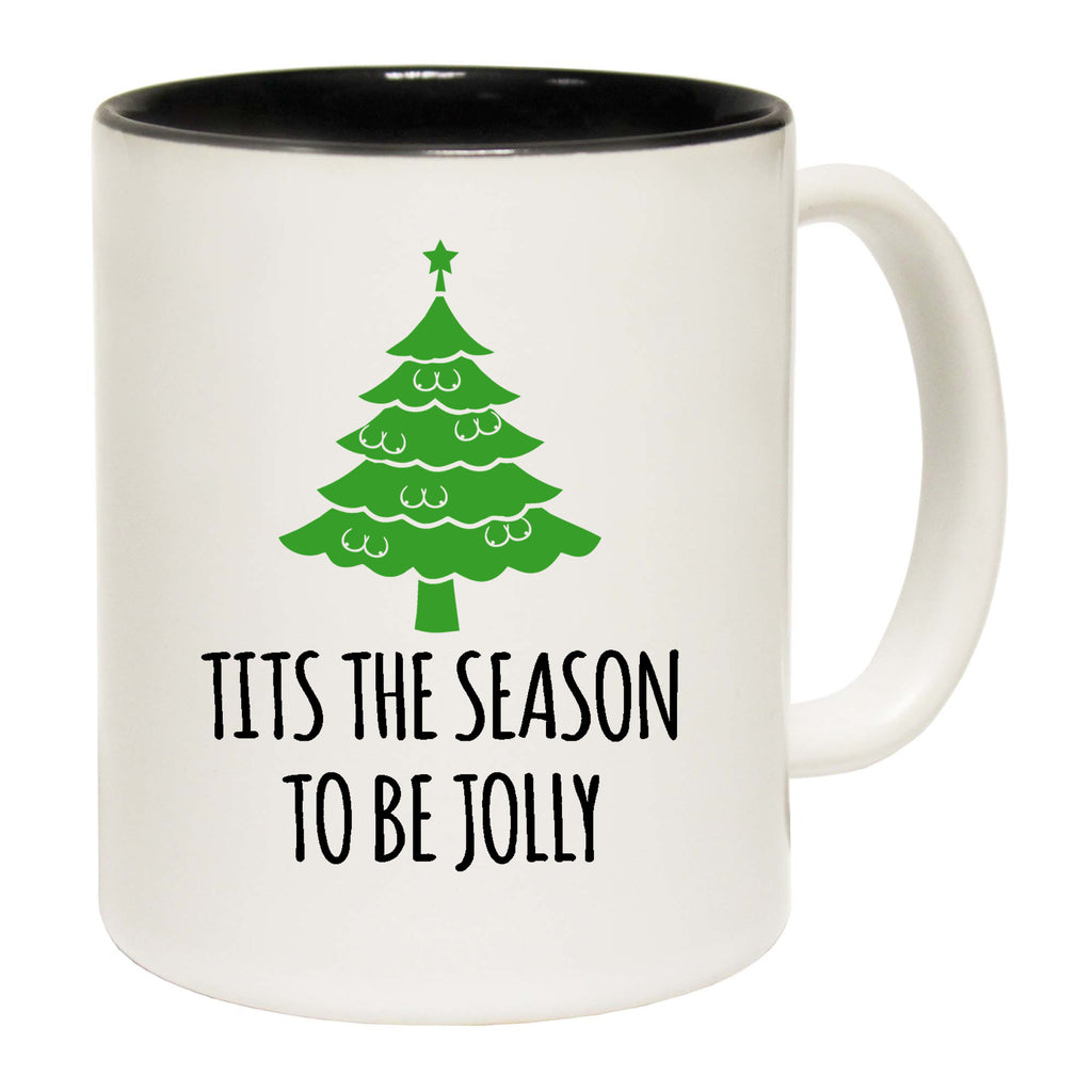 Christmas Tits The Season To Be Jolly - Funny Coffee Mug