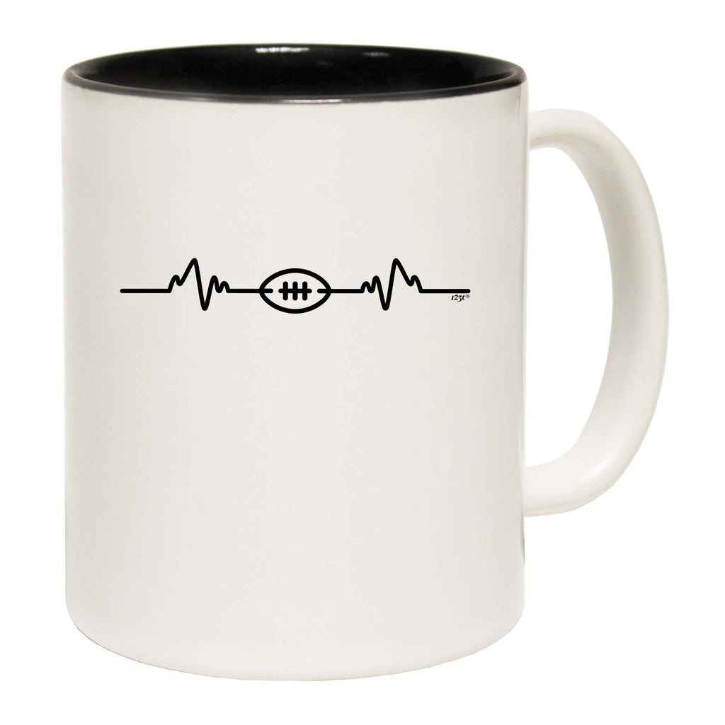 American Football Pulse - Funny Coffee Mug