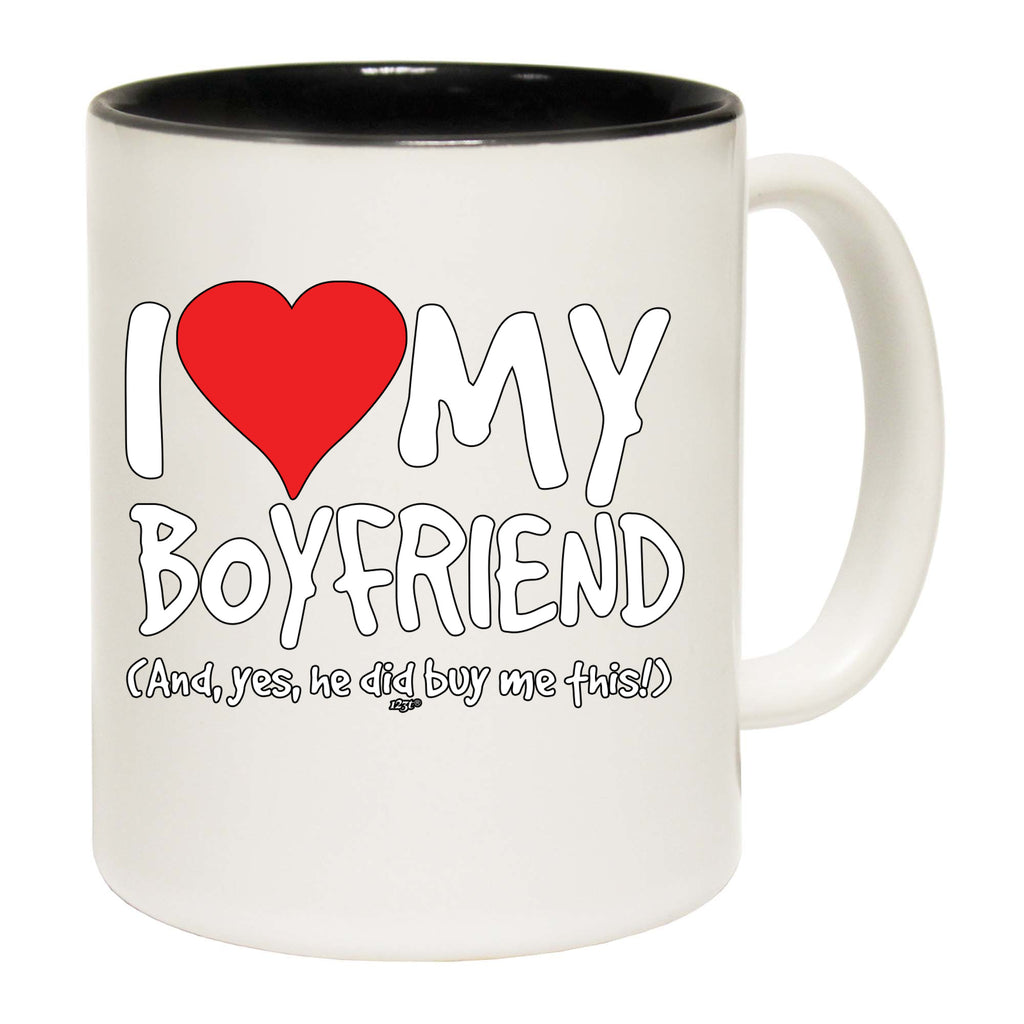 Love My Boyfriend And Yes - Funny Coffee Mug