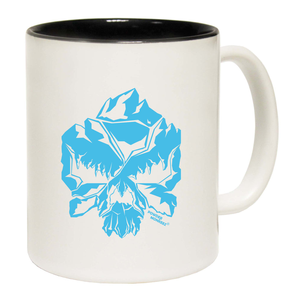 Pm Skull Mountain Blue - Funny Coffee Mug