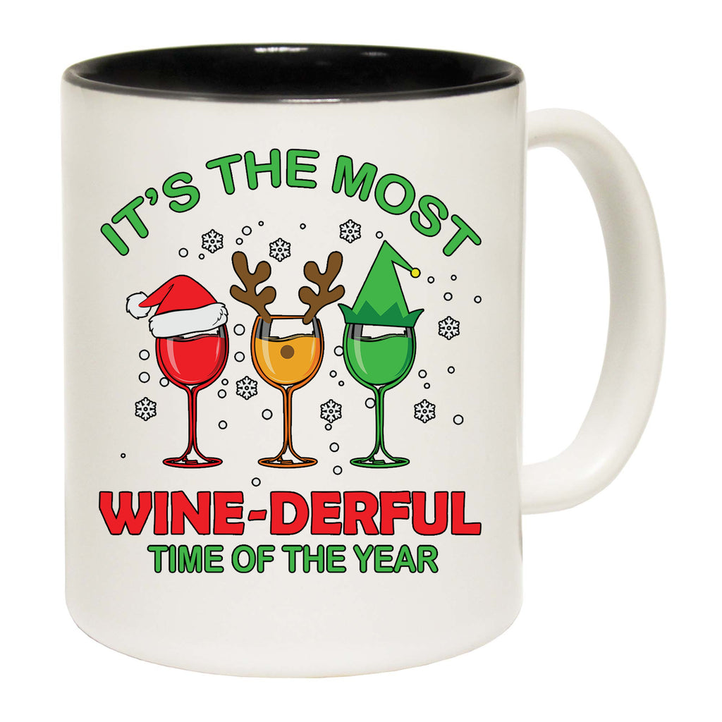 Christmas The Most Wine Derful Time Xmas - Funny Coffee Mug