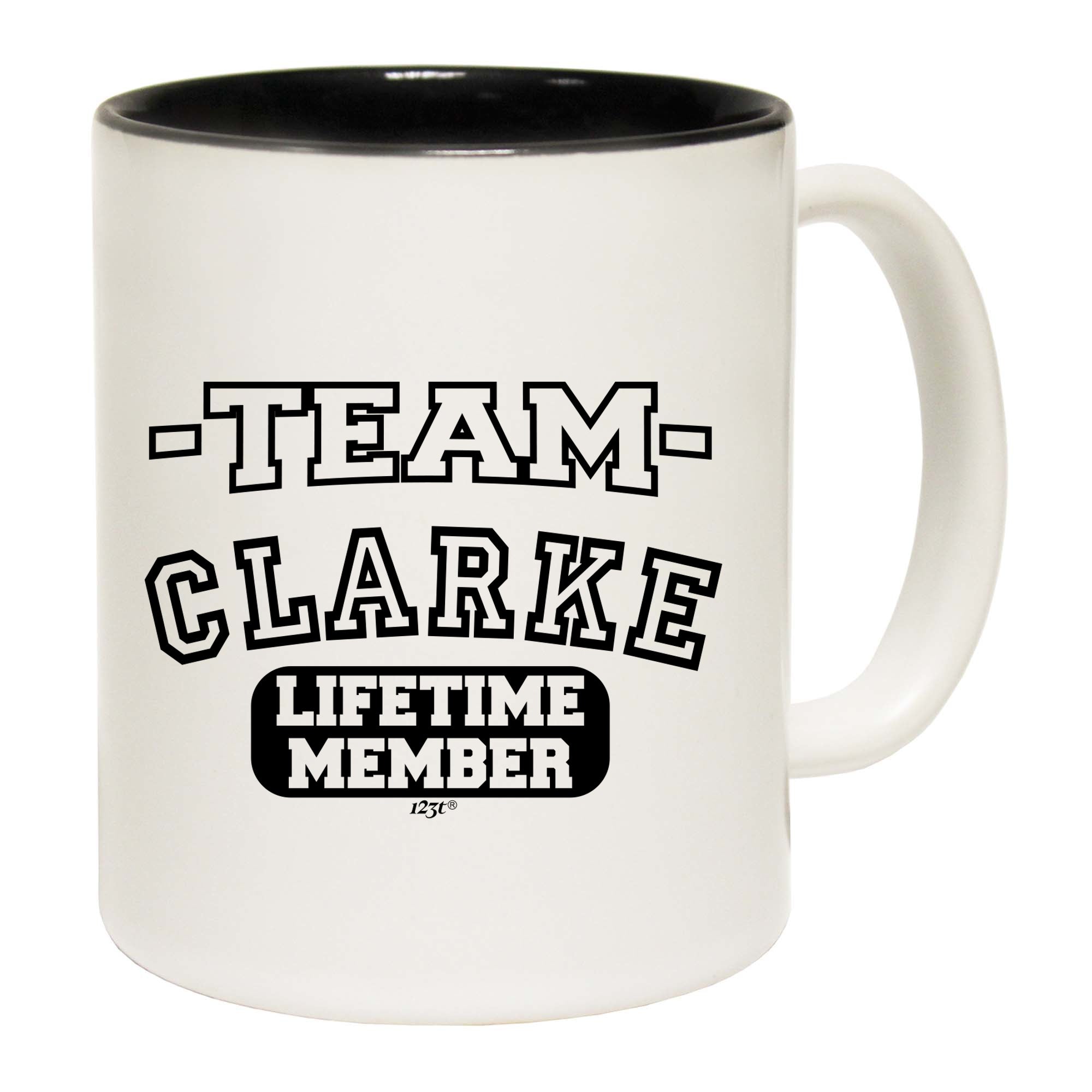 Clarke V2 Team Lifetime Member - Funny Coffee Mug Cup