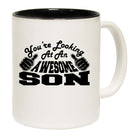 Youre Looking At An Awesome Son - Funny Coffee Mug