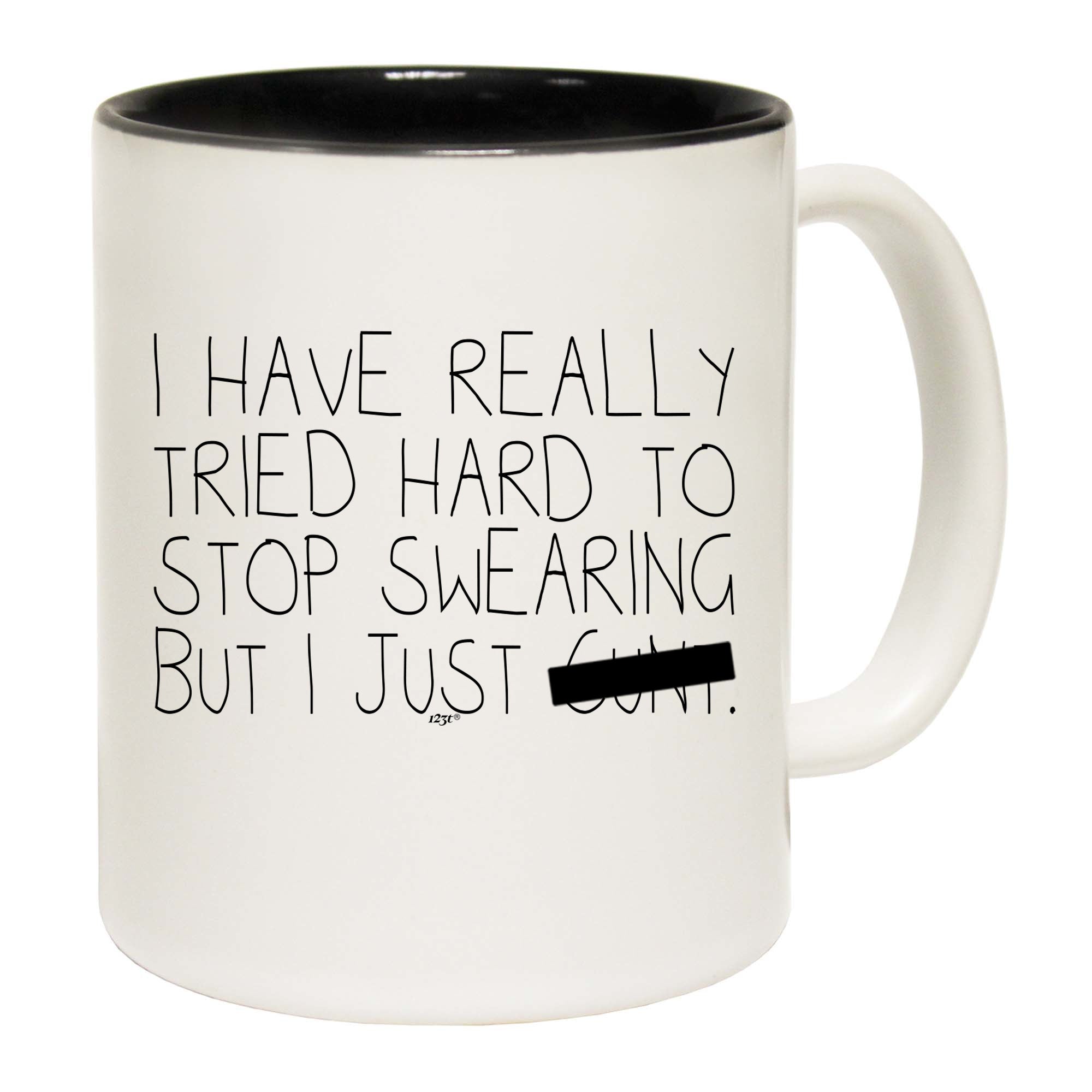 Tried Hard To Stop Swearing - Funny Coffee Mug