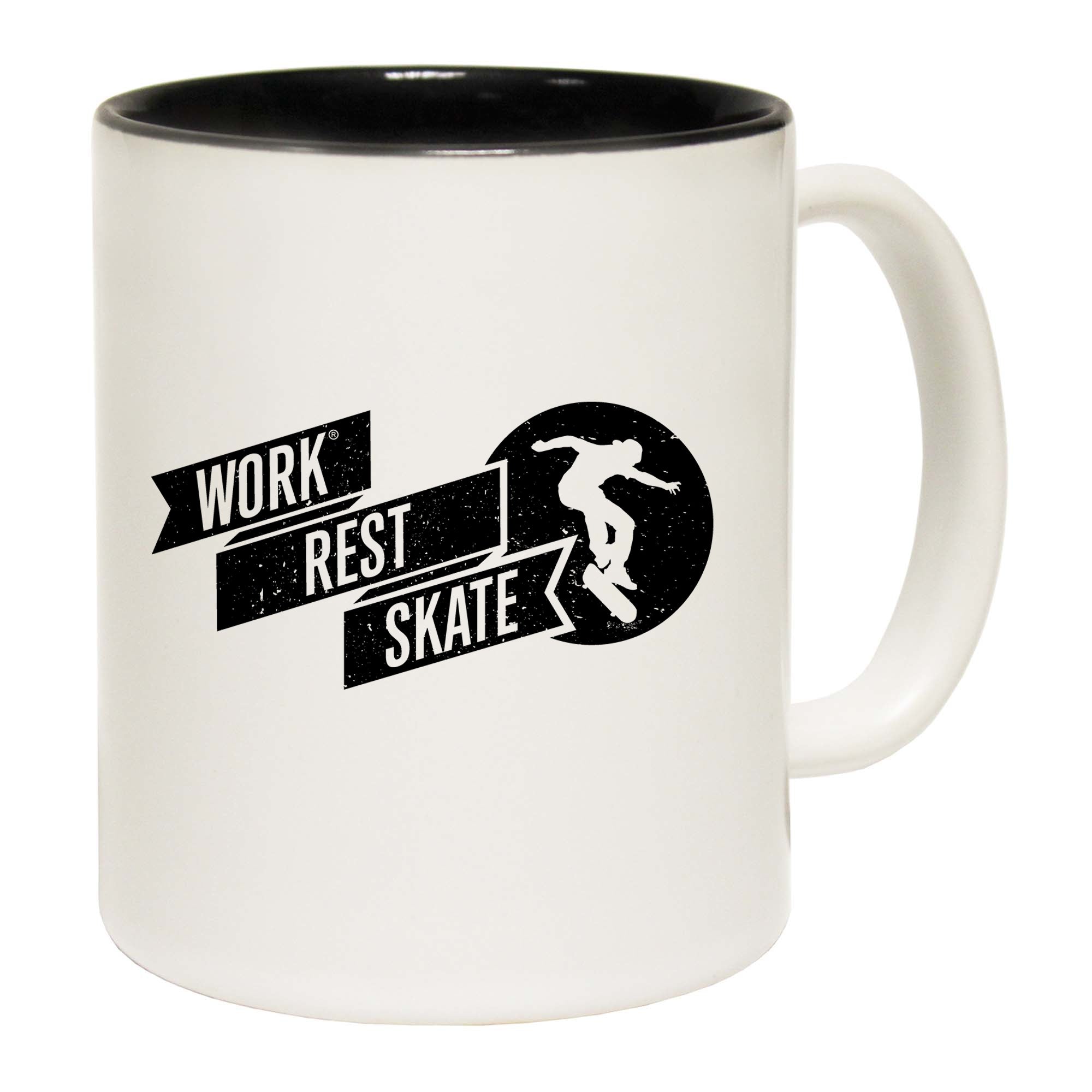 Work Rest Skate - Funny Coffee Mug