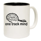 One Track Mind Trains - Funny Coffee Mug