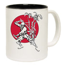 Ninja Bamboo Sunset - Funny Coffee Mug