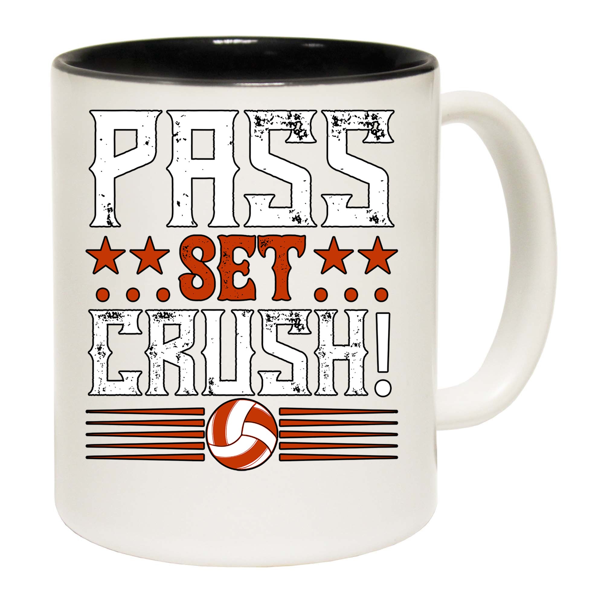 Volleyball Cpass Set Crush - Funny Coffee Mug