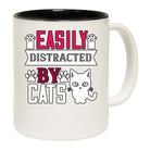 Cats Easily Distracted By Cats - Funny Coffee Mug