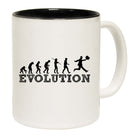 Evolution Skip Business Man - Funny Coffee Mug
