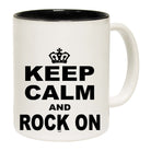 Keep Calm And Rock On - Funny Coffee Mug