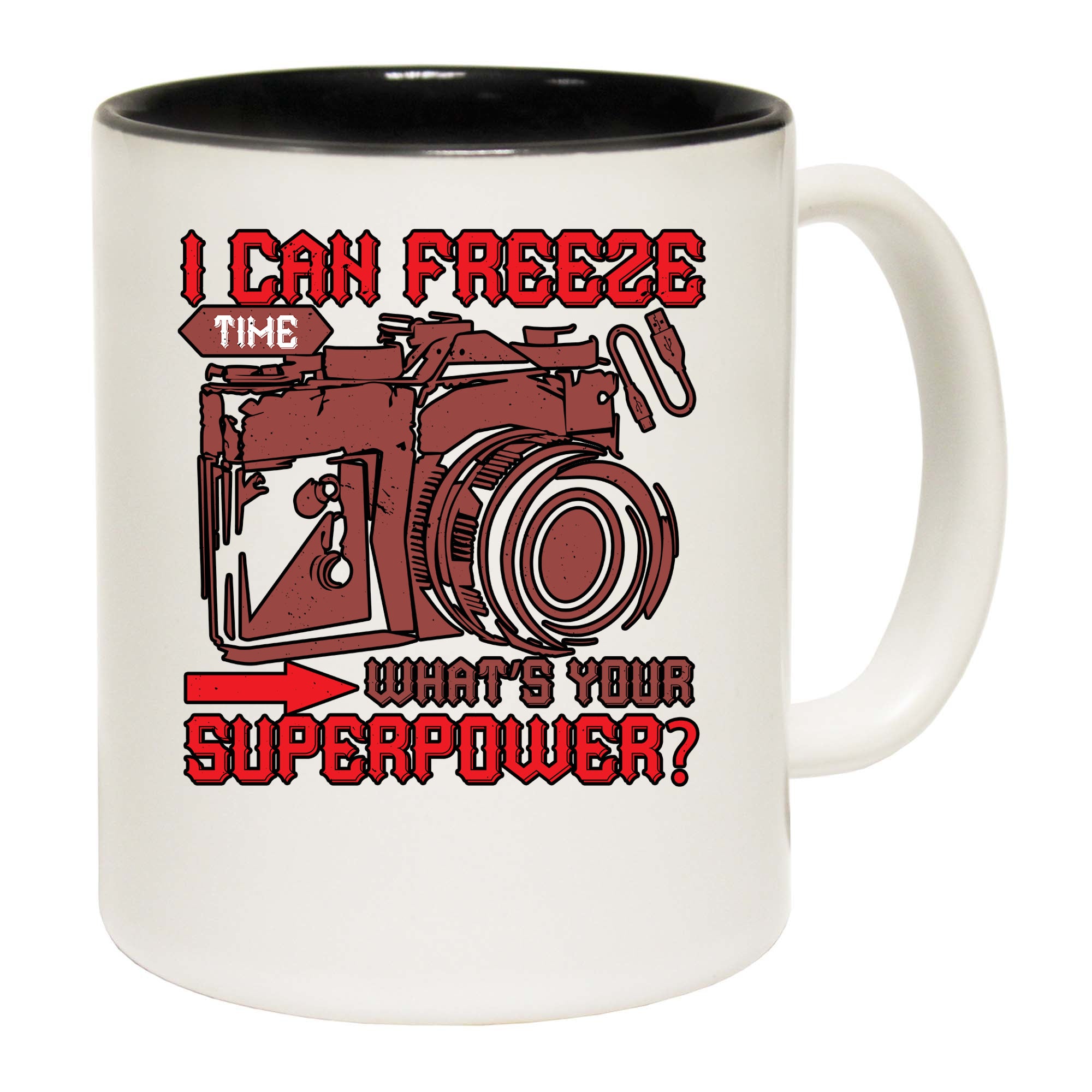 Camera Photography I Can Freeze Time. Whats Your Superpower - Funny Coffee Mug