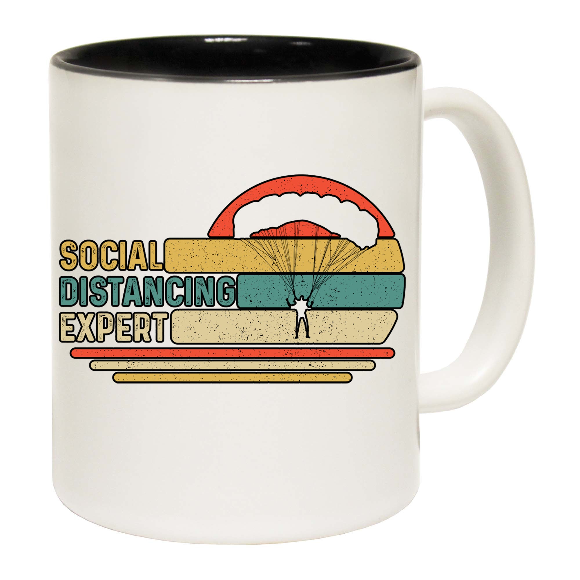 Skydiving Socal Distancing Expert - Funny Coffee Mug