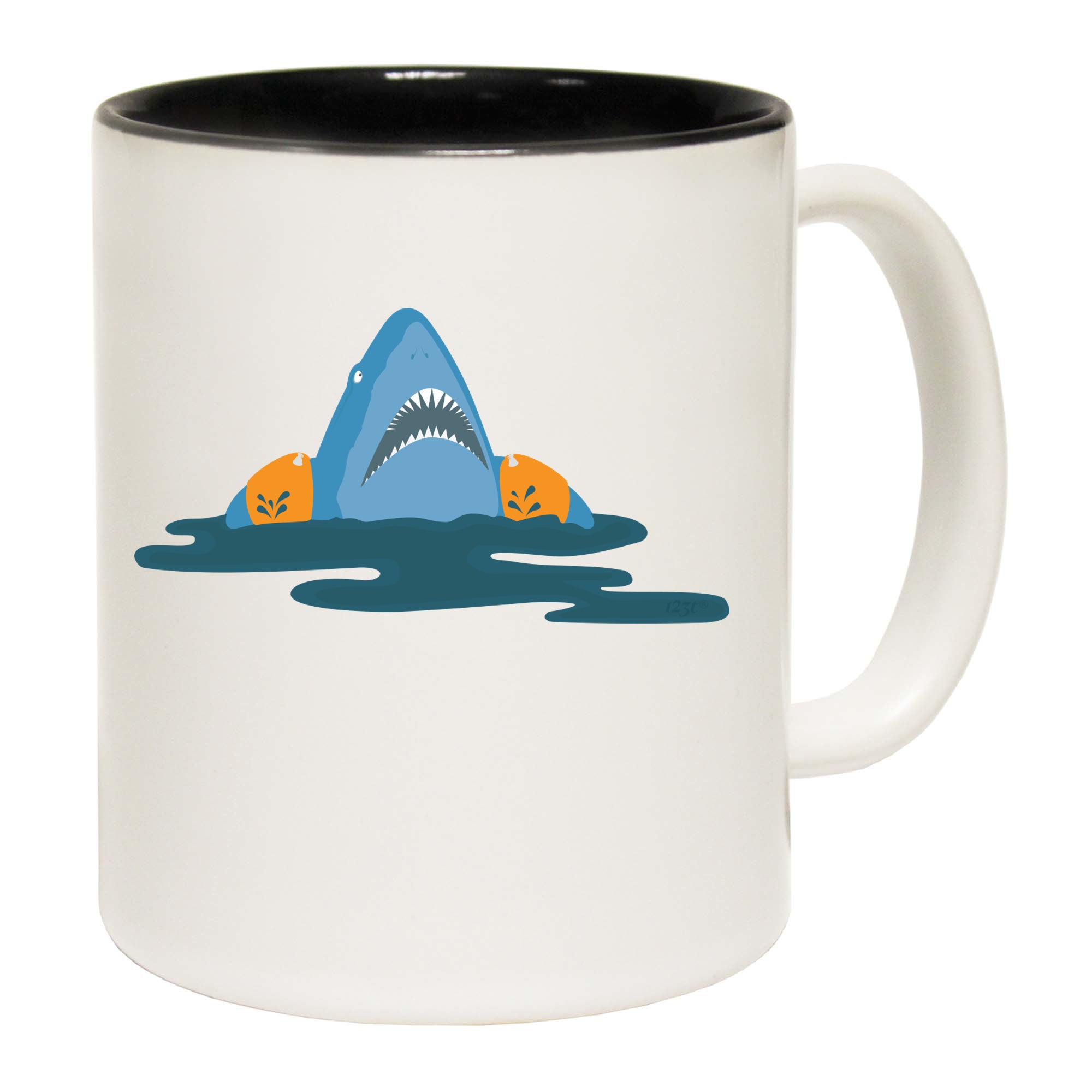 Water Wings Shark - Funny Coffee Mug