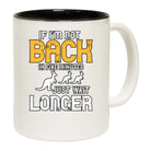 If Im Not Back In Five Minutes Just Wait Longer - Funny Coffee Mug
