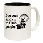 Ive Been Known To Flash People White - Funny Coffee Mug