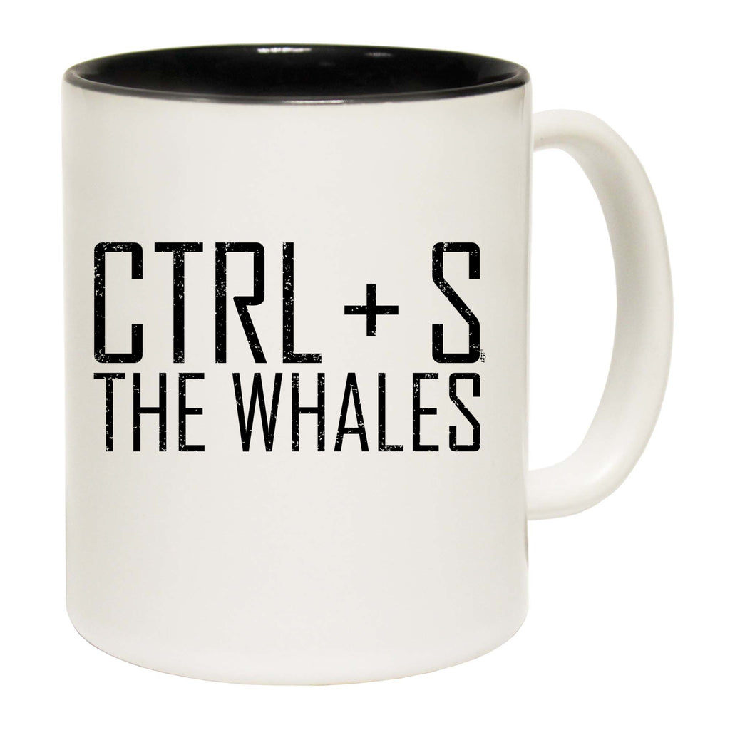 Ctrl S Save The Whales - Funny Coffee Mug Cup