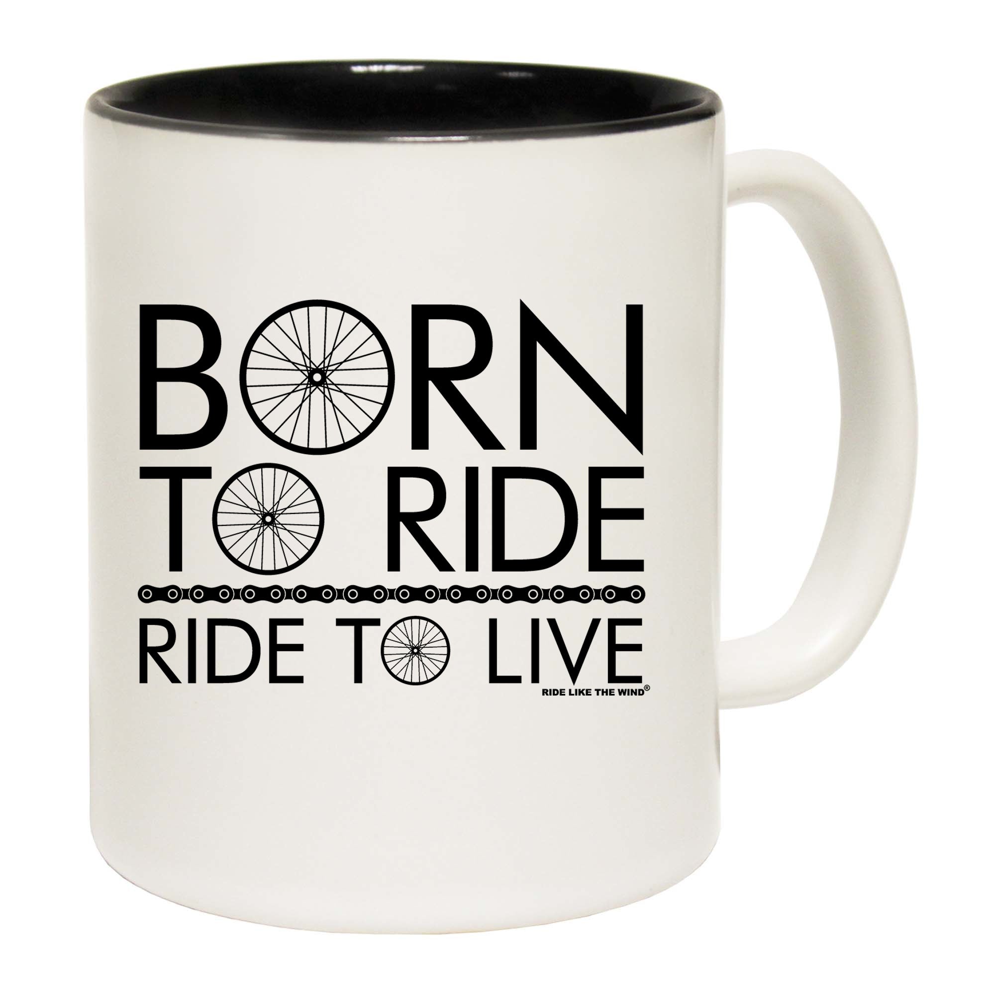 Born To Ride Ride To Live - Funny Coffee Mug