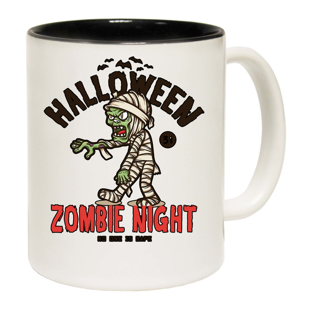 Halloween Zombie Night No One Is Safe - Funny Coffee Mug