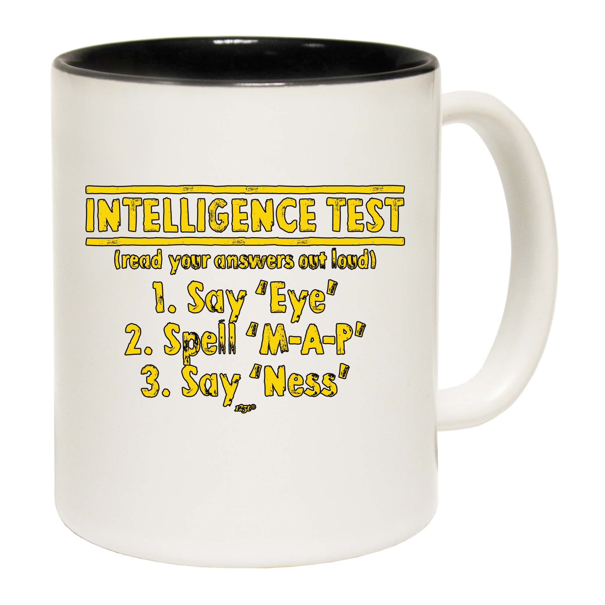 Intelligence Test - Funny Coffee Mug Cup