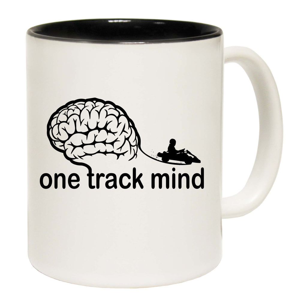 One Track Mind Gokart - Funny Coffee Mug