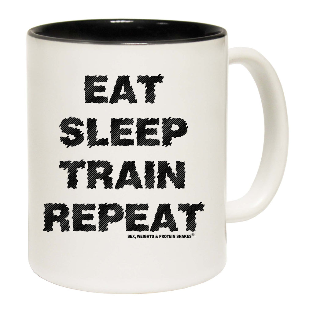Gym Eat Sleep Train Repeat - Funny Coffee Mug