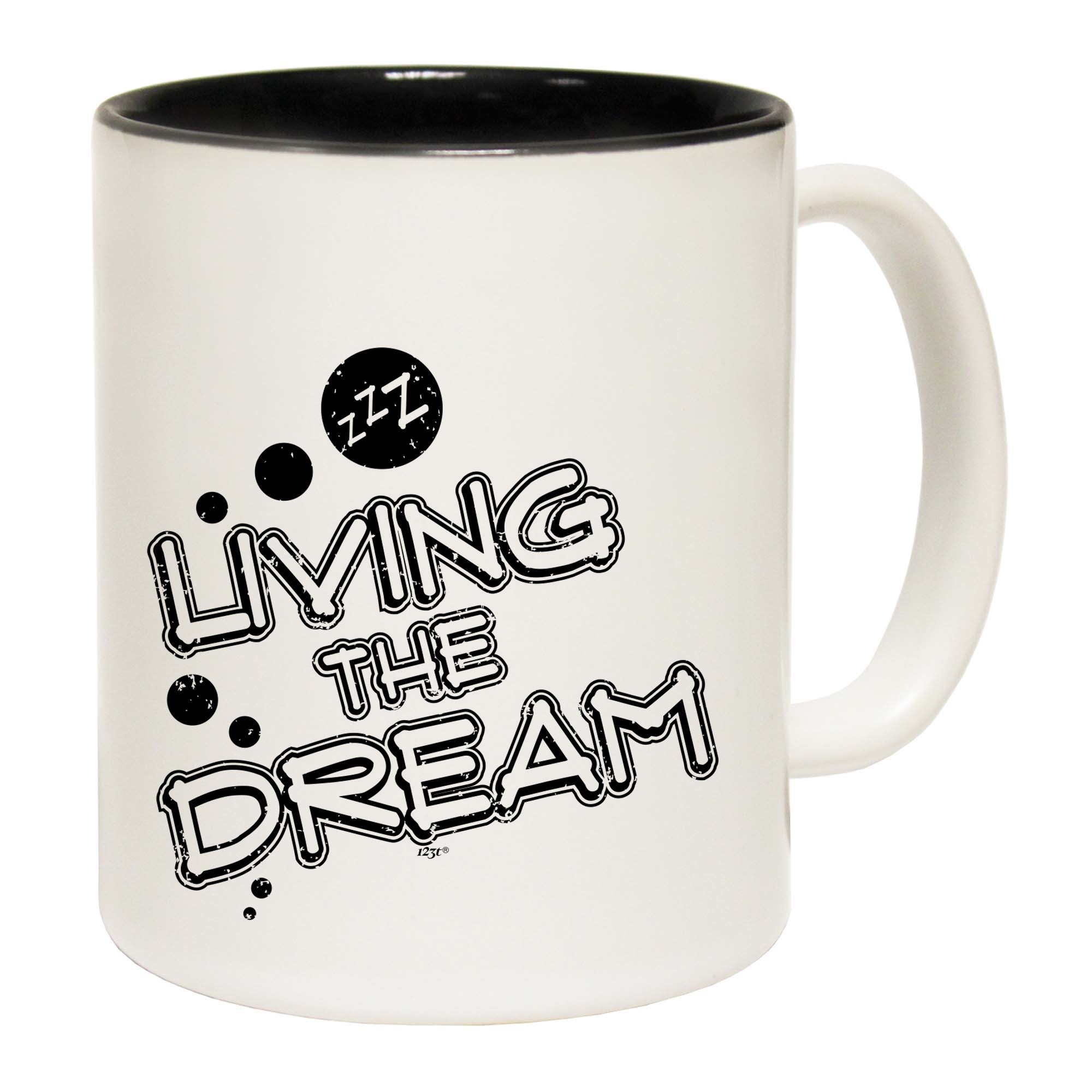 Living The Dream Zzz Sleep - Funny Coffee Mug