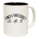 Decathlon Fancy A Threesome - Funny Coffee Mug Cup